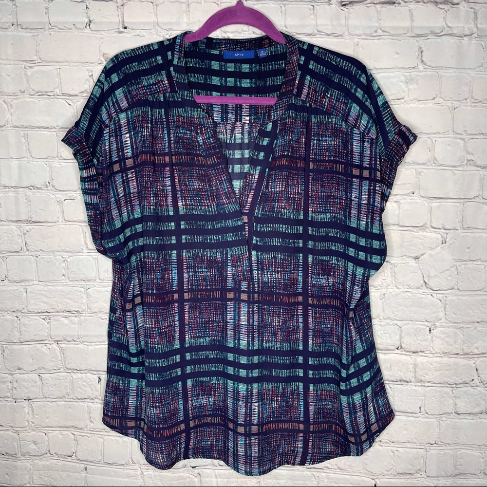 Apt.9 Button Down Dolman-Sleeve Top